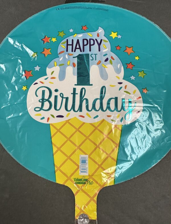 Boy's 1st Birthday Balloons - Image 3