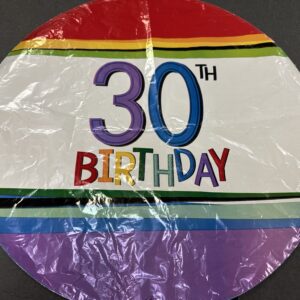 30th-60th Birthday Balloons