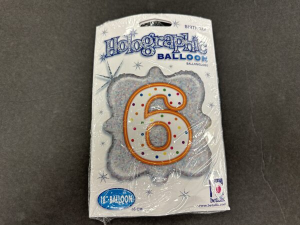 18" Holographic Number Mylar's - Image 7