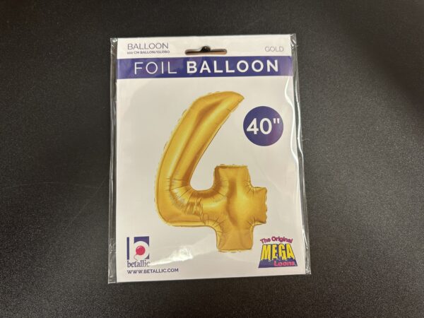 Gold 40" Number Balloons - Image 4