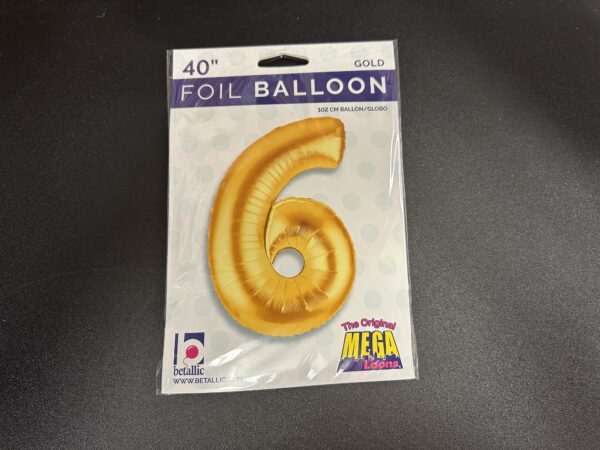 Gold 40" Number Balloons - Image 6